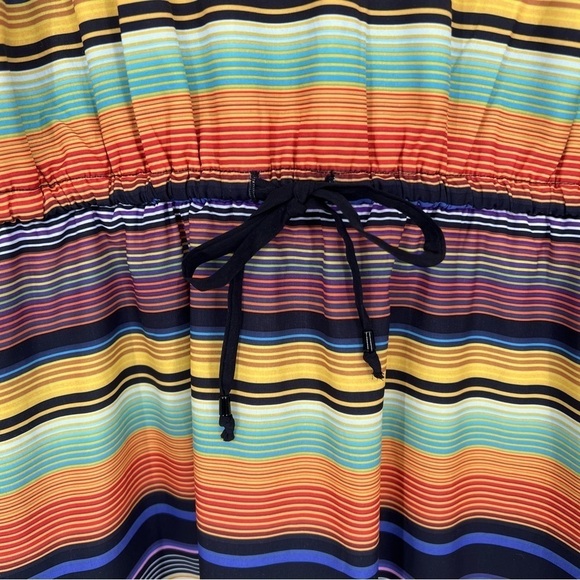 Athleta Havana‎ Rainbow Stripe Midi Sundress - Picture 7 of 15
